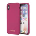 Guess Silicone Case For Apple Iphone X - Pink