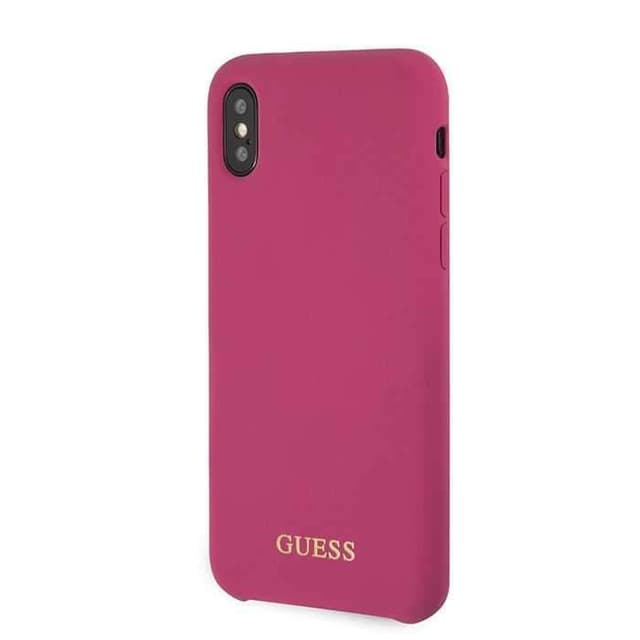 Guess Silicone Case For Apple Iphone X - Pink