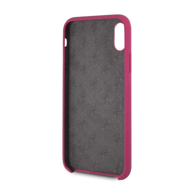 Guess Silicone Case For Apple Iphone X - Pink