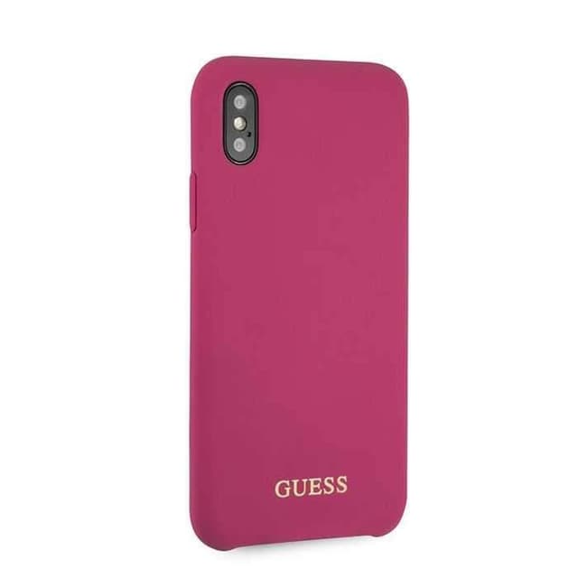 Guess Silicone Case For Apple Iphone X - Pink