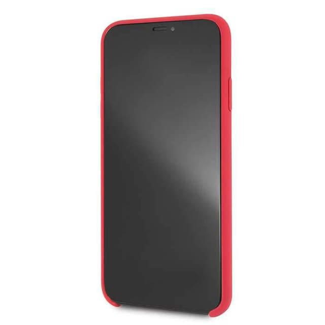  كفر جوال ايفون  اكس اس ماكس من السيليكون الصلب من جيس بلون احمر Guess Silicone Case For Apple Iphone Xs Max Red
