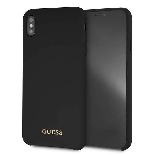 Guess Silicone Case For Apple Iphone Xs Max - Black
