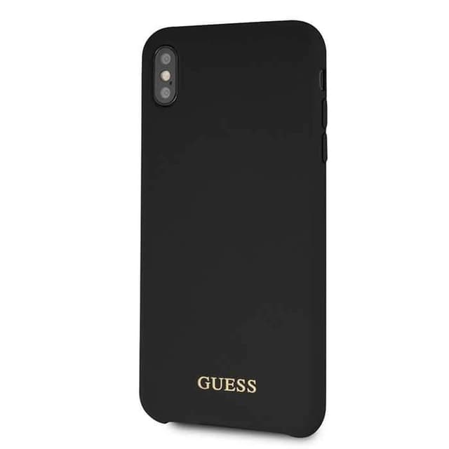 Guess Silicone Case For Apple Iphone Xs Max - Black
