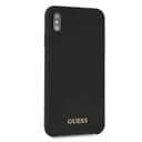 Guess Silicone Case For Apple Iphone Xs Max - Black