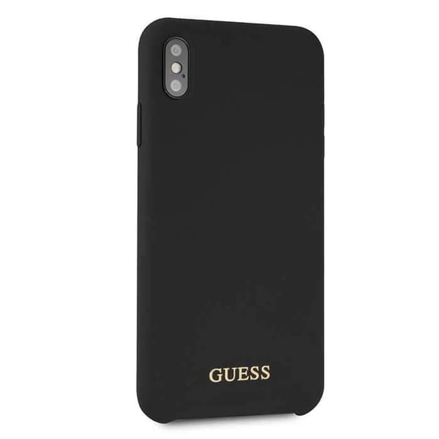 Guess Silicone Case For Apple Iphone Xs Max - Black