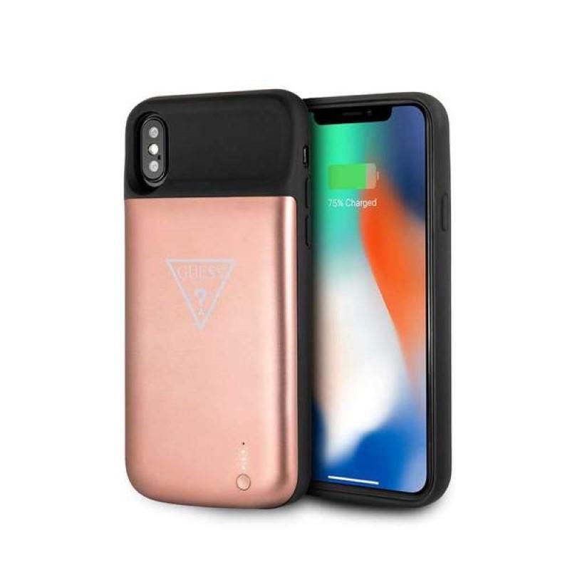 كفر الجوال الشاحن للآيفون XR/XS Max 4000 ميلي أمبير - لون وردي ذهبي