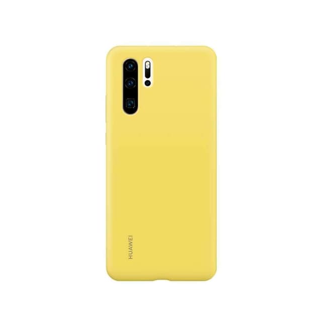 huawei p30 pro silicone case yellow