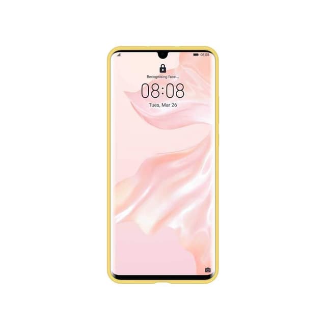 huawei p30 pro silicone case yellow