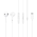سماعات هواوي سلك أبيض Huawei White Type c Earphones