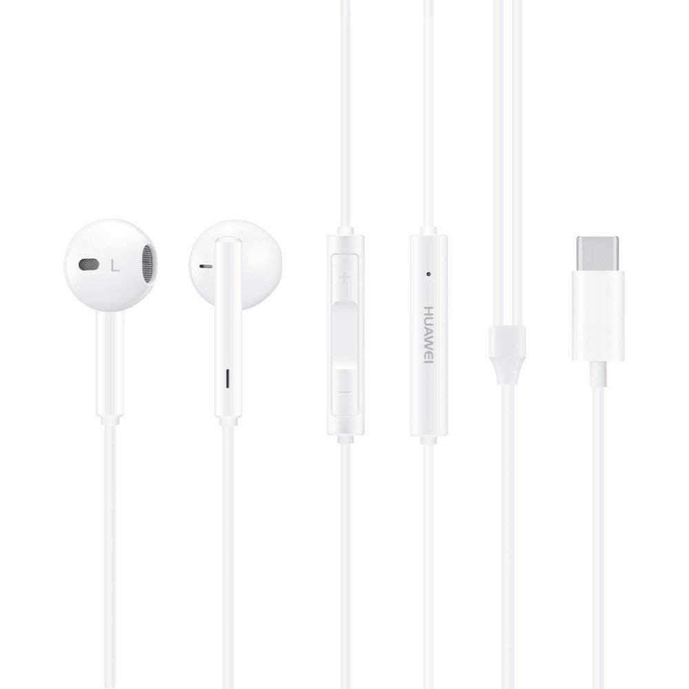 سماعات هواوي سلك أبيض Huawei White Type c Earphones