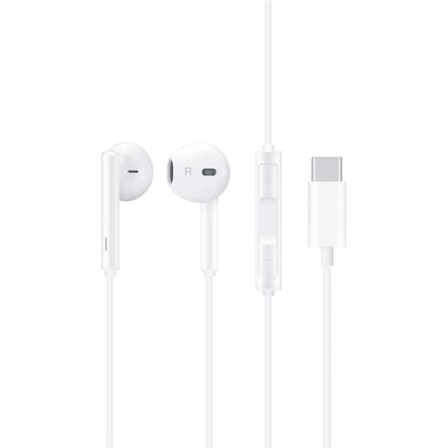 سماعات هواوي سلك أبيض Huawei White Type c Earphones