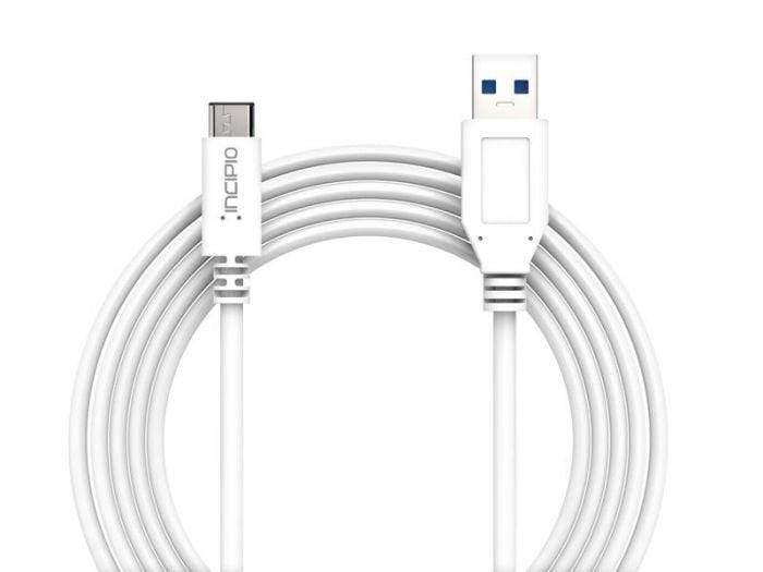 incipio charge sync cable usb a to usb c connector 1 meter usb 3 1