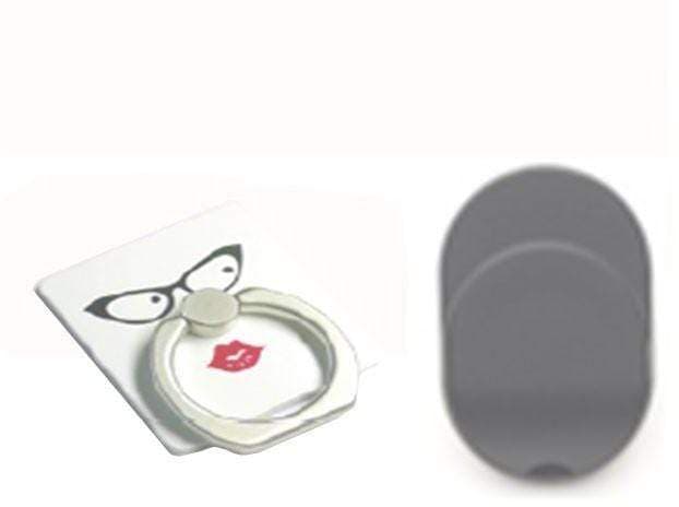 خاتم حامل للموبايل - أبيض IRING Masstige Premium Package Eye Glass and Lips