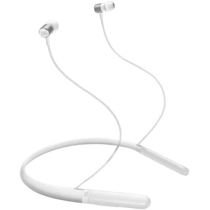 jbl live 200bt in ear neckband wireless headphone white