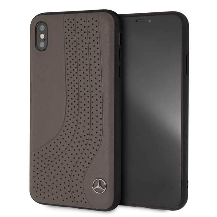 Mercedes-Benz mercedes benz new bow i genuine leather hard case for iphone xs max