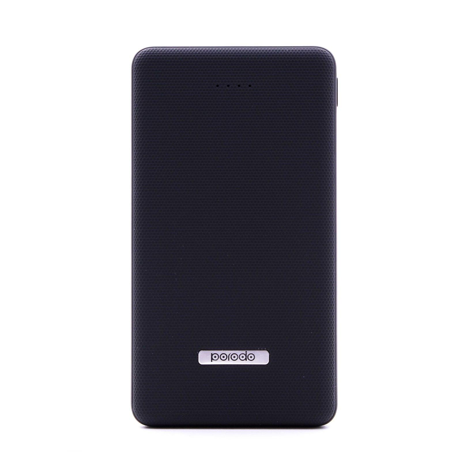 Generic porodo dual usb power bank 10000mah with rubberised surface