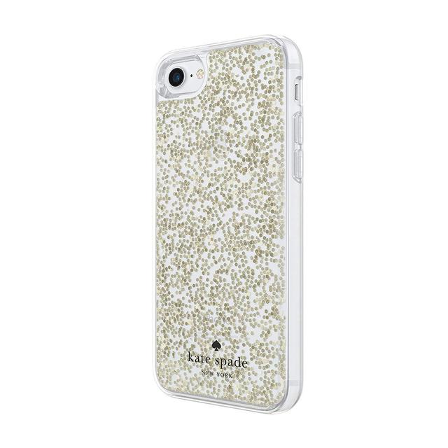 kate spade new york protective clear glitter case for iphone 7 gold glitter - SW1hZ2U6MjM0NjY=