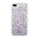 كفر ايفون 7 بلس KATE SPADE NEW YORK Protective Clear Glitter Case for iPhone 7 Plus Multi Glitter