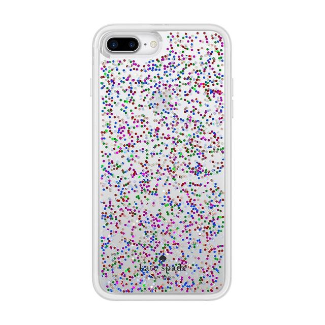 كفر ايفون 7 بلس KATE SPADE NEW YORK Protective Clear Glitter Case for iPhone 7 Plus Multi Glitter