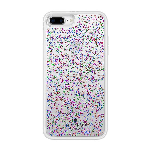 kate spade new york protective clear glitter case for iphone 7 plus multi glitter - SW1hZ2U6MjM0NzY=