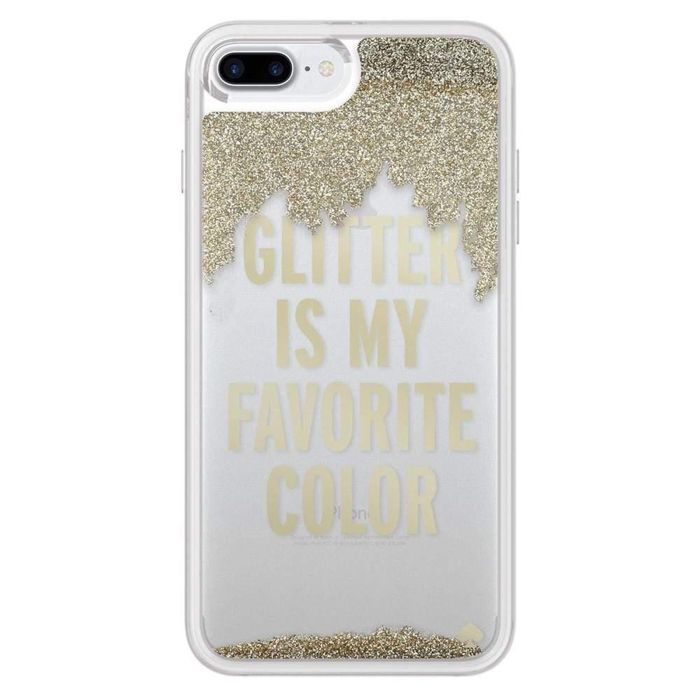 kate spade new york liquid glitter is my favorite color gold case for iphone 8 7 plus