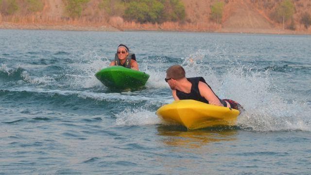 لوح جيت سكي بسرعة 30 كم/س Electric Body Board green - Kymera