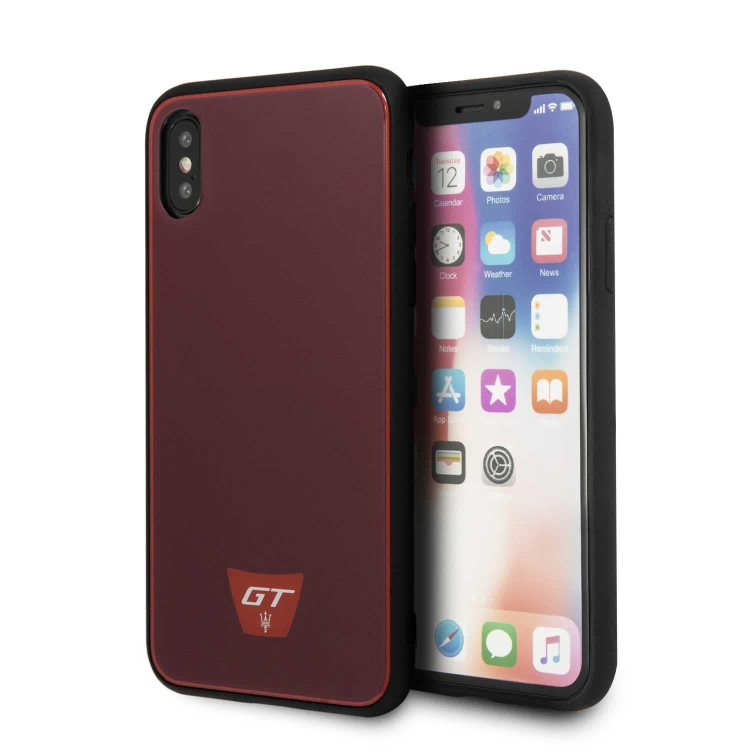 maserati granturismo gt acrylic case for apple iphone x burgundy