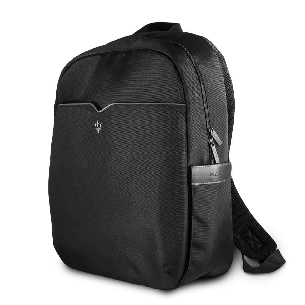 maserati gransport pure slim backpack 15andquot black gray line