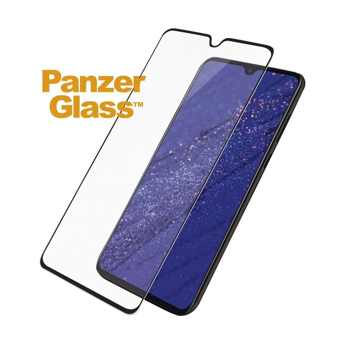 شاشة حماية اسود Huawei Mate 20 Black Curved Edges Case Friendly من PANZERGLASS