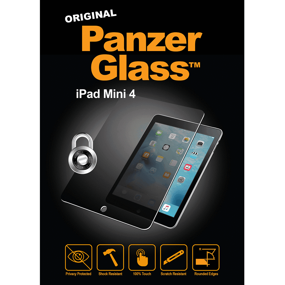 شاشة حماية الخصوصية Screen Protector Privacy For iPad Mini 4 من PANZERGLASS