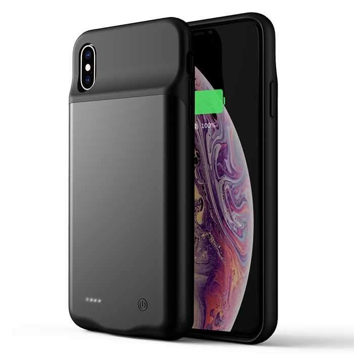 باور كيس 4000 مللي امبير للأيفون Xs max - أسود