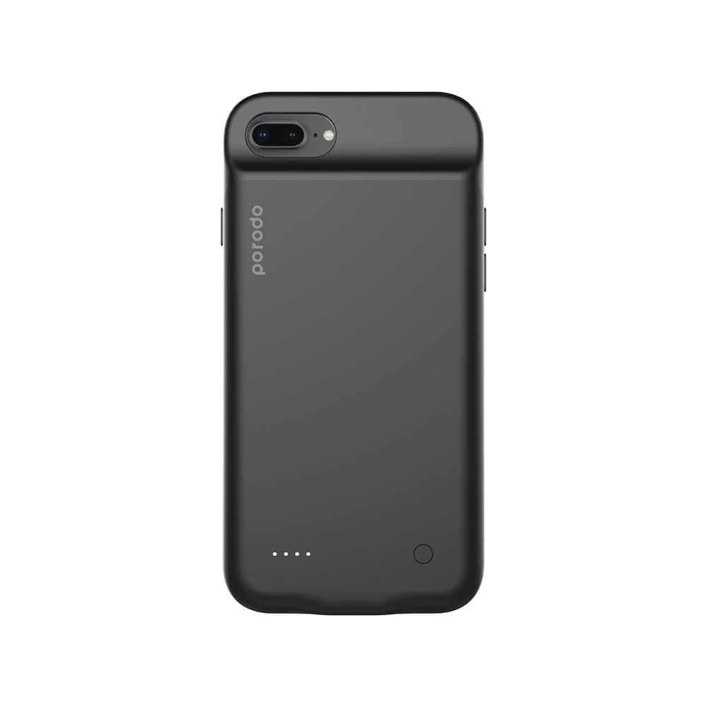 porodo power case 3650mah for iphone 87 plus black