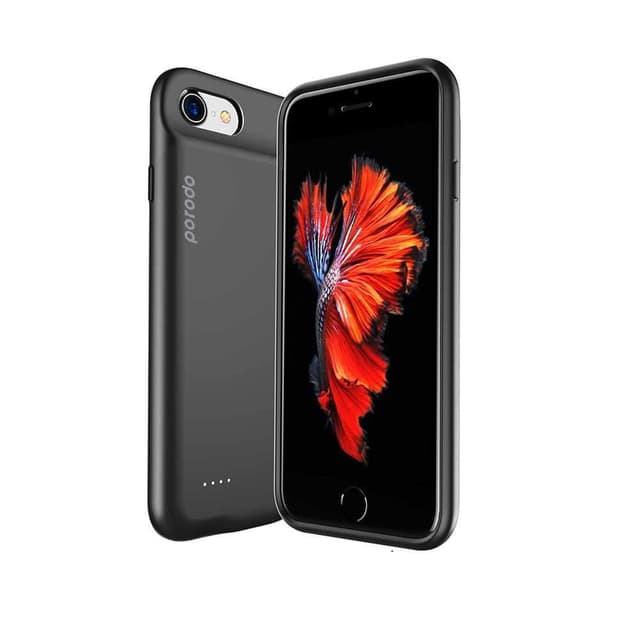 porodo power case 2500mah for iphone 87 black