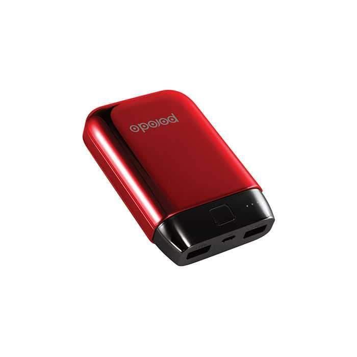 porodo fashion series power bank 10000mah red