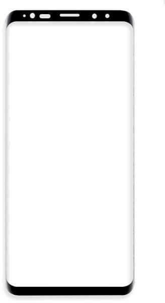 porodo 3d curved tempered glass screen protector for galaxy s9 plus black