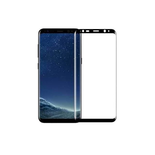 porodo 3d full covered glass screen protector 0 33mm for samsung galaxy s9 plus black
