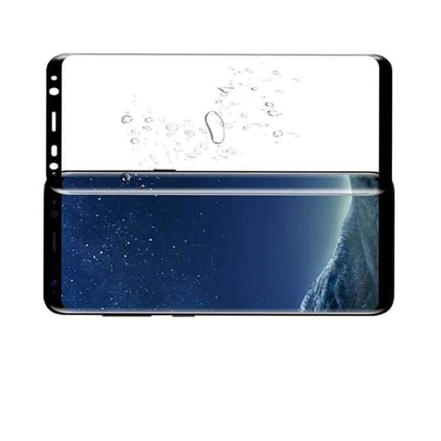 porodo 3d full covered glass screen protector 0 33mm for samsung galaxy s9 plus black