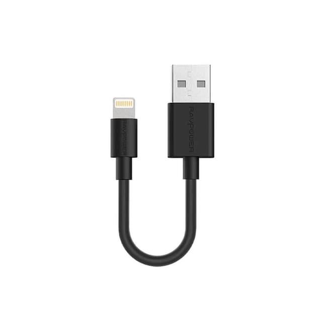 ravpower lightning cable 0 2m black