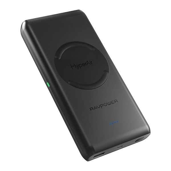 ravpower 10400mah portable wireless power bank 7 5w black