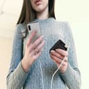 ravpower basis series portable power bank 10050mah with ismart qc black