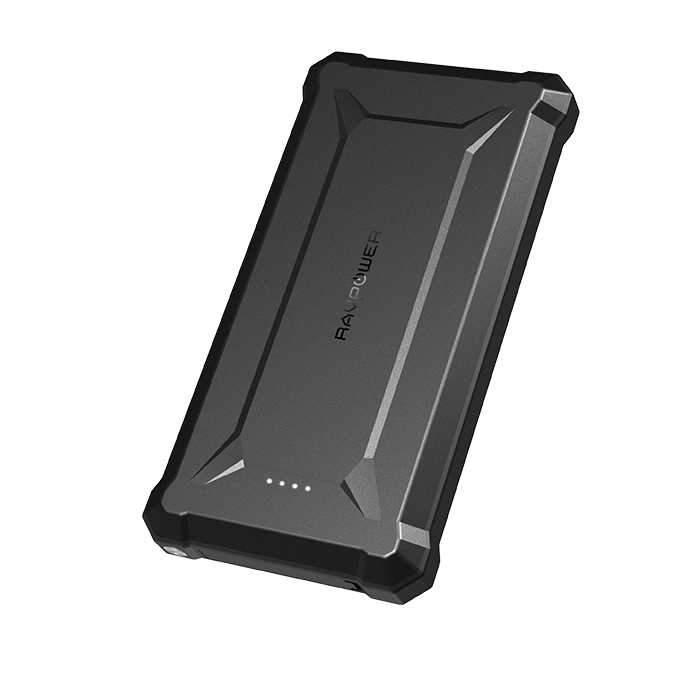 ravpower rugged series portable power bank 20100mah black