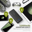 ravpower ace series 32000mah portable charger black