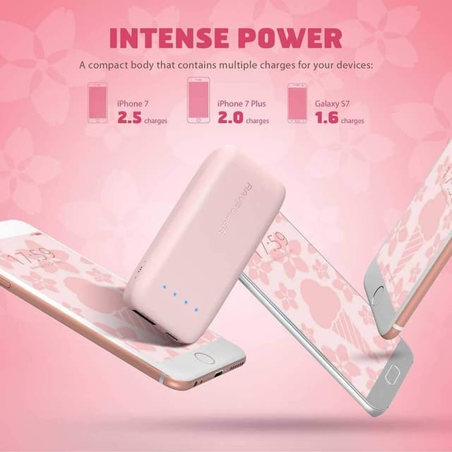 راڤ باور - باور بانك 6700 ميلي امبير بتقنيه ismart- بينك