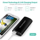 ravpower 6700mah aluminum power bank black