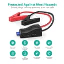 شاحن و وصلة تشغيل بطارية السيارة ايليمنت كار من راڤ باور سعة 18 آلاف ميلي امبير - اسود