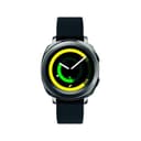 ساعة ذكية جير سبورت 2017 مقاومة للمياه والغبار أسود سامسونج Samsung Gear Sport Smart Watch