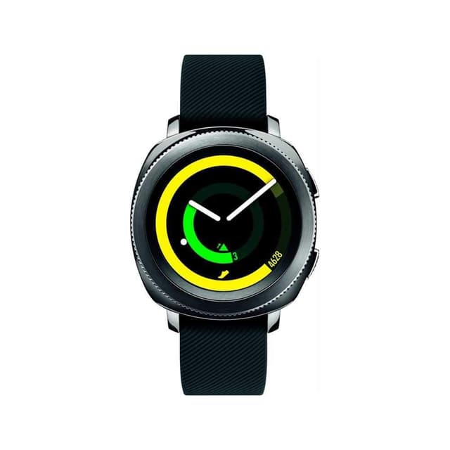 ساعة ذكية جير سبورت 2017 مقاومة للمياه والغبار أسود سامسونج Samsung Gear Sport Smart Watch