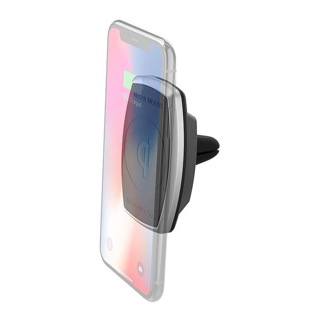 شاحن سيارة لاسلكي 10 واط - أسود SCOSCHE MagicMount Pro Charge 10W Magnetic Qi Certified Smartphone Vent Mount for The Car