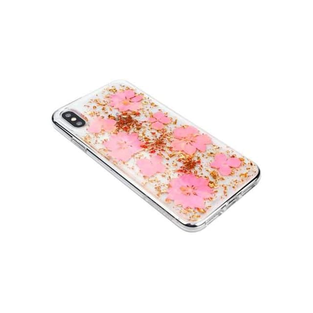 كفر ايفون اكس وايفون اكس اس يحوي زهور وصدف حقيقي من سويتش إيزي Switcheasy Flash Back Case for iPhone X / Xs - Luscious
