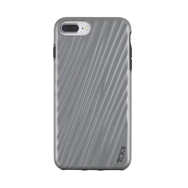 كفر ايفون 8/7/6 - رمادي TUMI 19 Degree Case for iPhone 8/7/6 Plus Metallic Gunmetal Gray - SW1hZ2U6MjMyMzQ=